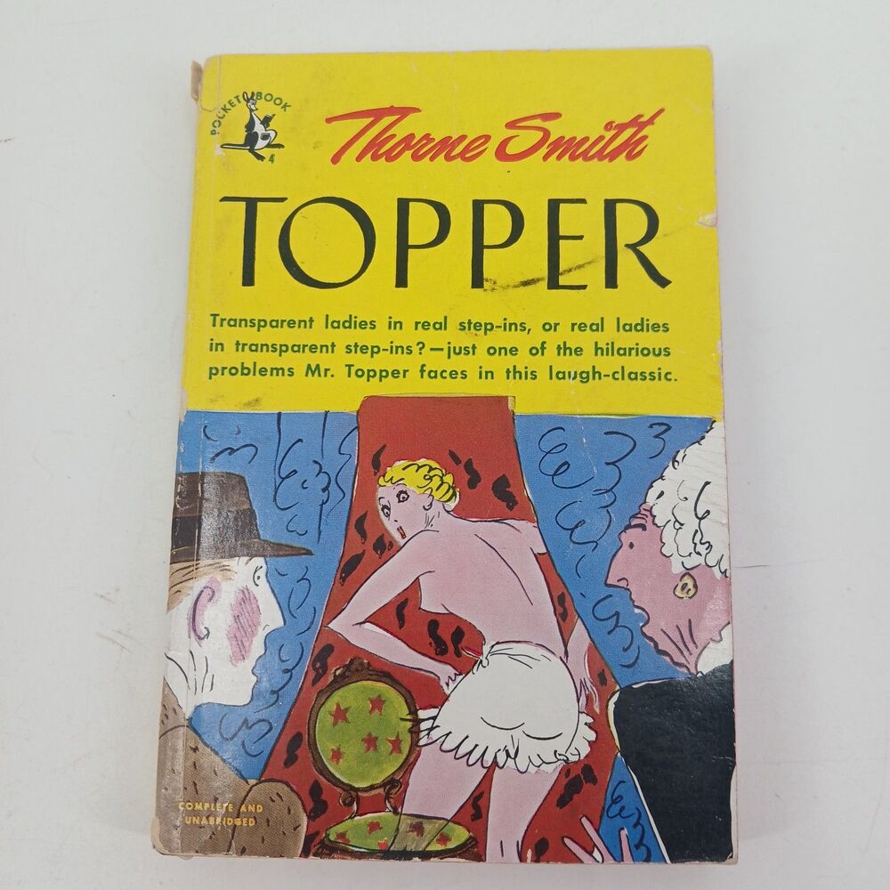 Vintage Topper Thorne Smith Pocket Book Vintage Paperback Book Classic Fiction